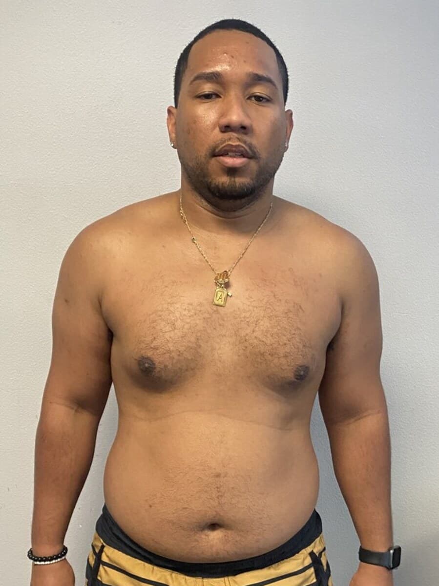 AJ after 2 months with Put In Work Fitness — 12 lbs down with more lean muscle